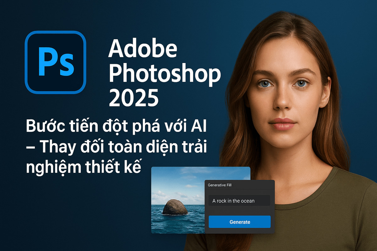 Adobe Photoshop 2025: Trí tuệ nhân tạo nâng tầm sáng tạo - Những tính năng mới nổi bật