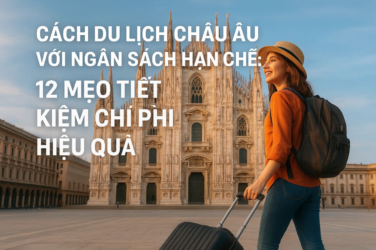 Cách Du Lịch Châu Âu Với Ngân Sách Hạn Chế: 12 Mẹo Tiết Kiệm Chi Phí Hiệu Quả