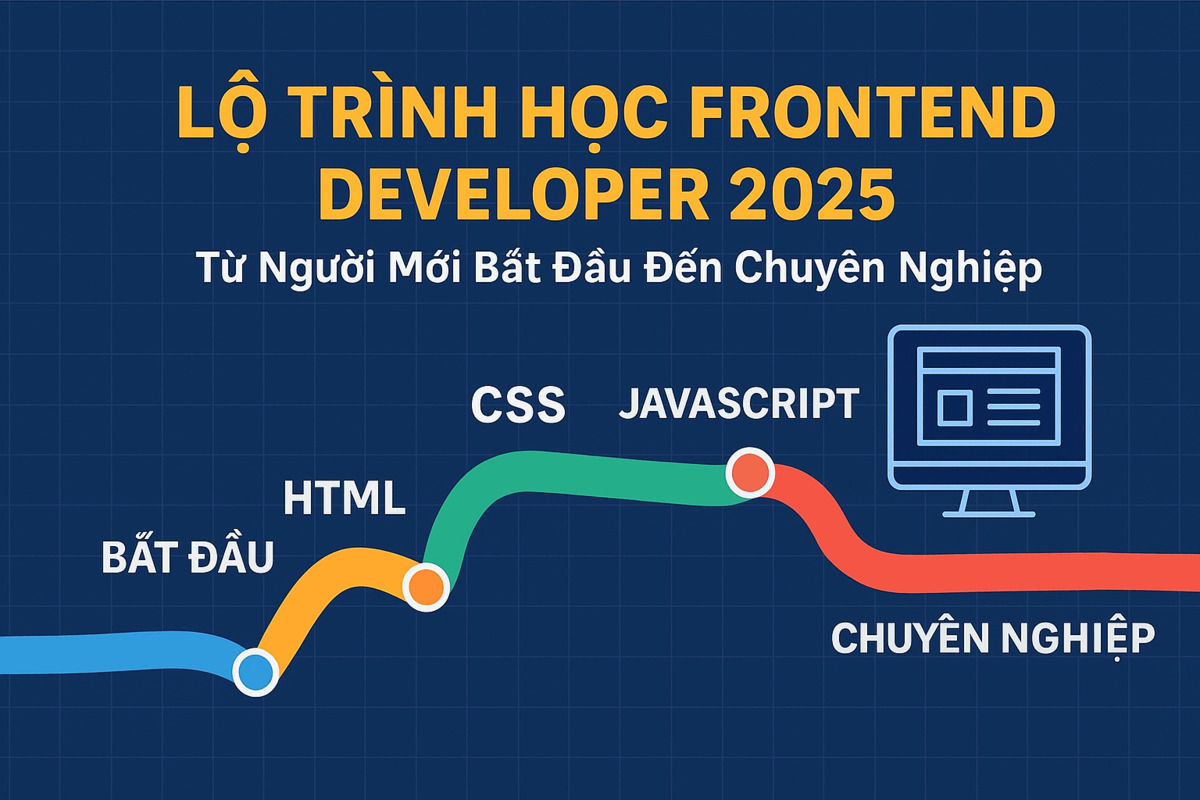 Lộ Trình Học Frontend Developer 2025: Từ Người Mới Bắt Đầu Đến Chuyên Nghiệp