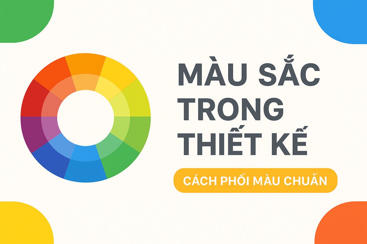 Màu Sắc Trong Thiết Kế Là Gì? Cách Phối Màu Chuẩn & Nguyên Tắc Phối Màu Đẹp