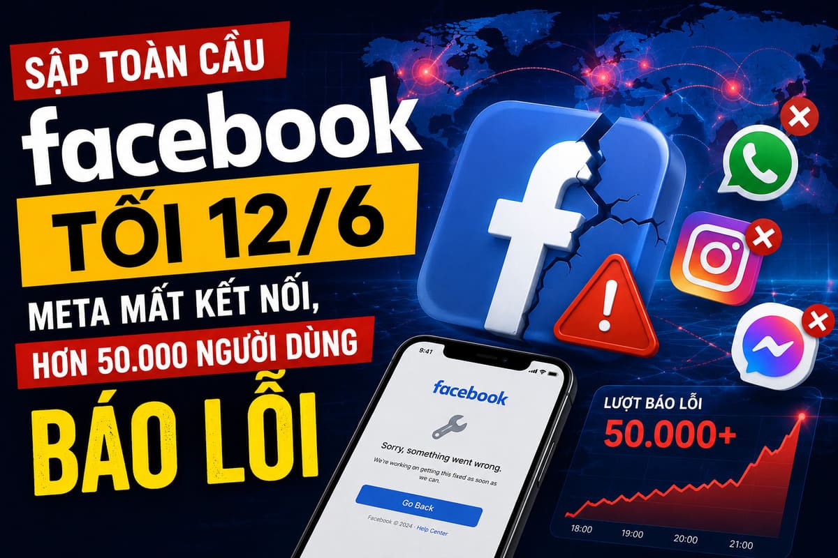 Meta sụp đổ trong đêm: Facebook, Messenger, Instagram đồng loạt ngừng hoạt động trên toàn thế giới