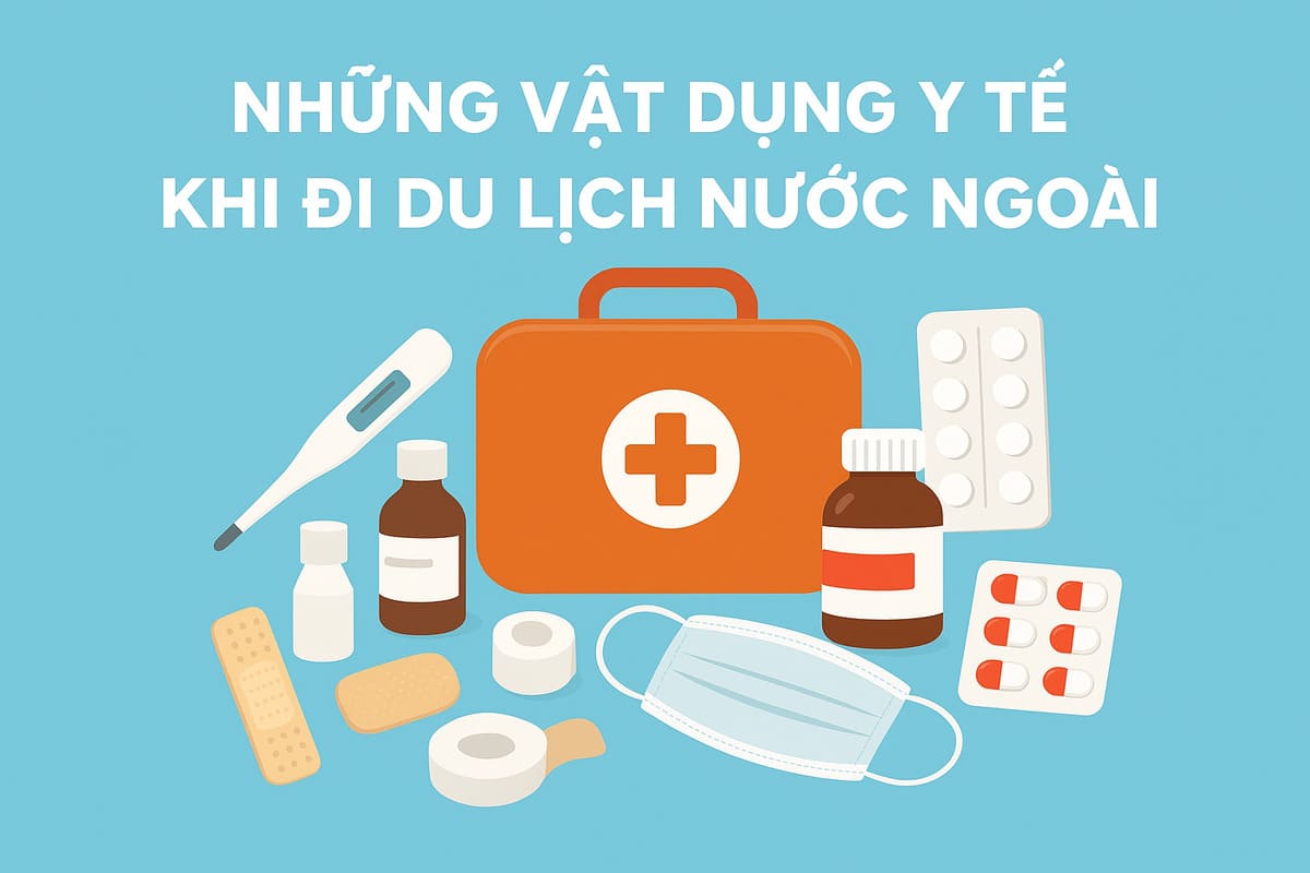 Những Vật Dụng Y Tế Cần Thiết Khi Đi Du Lịch Nước Ngoài