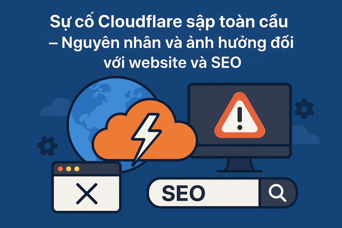 Sự cố Cloudflare sập toàn cầu - Nguyên nhân và ảnh hưởng đối với website và SEO